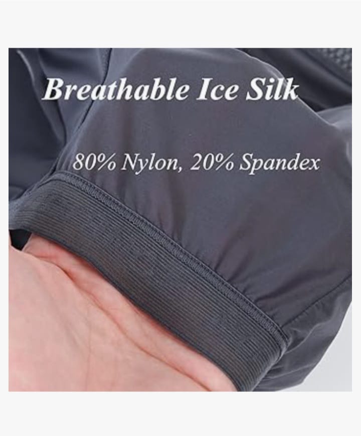 Men's Breathable Ice Silk Men's Boxer Briefs See-Through Underwear Trunk Transparent Stretch